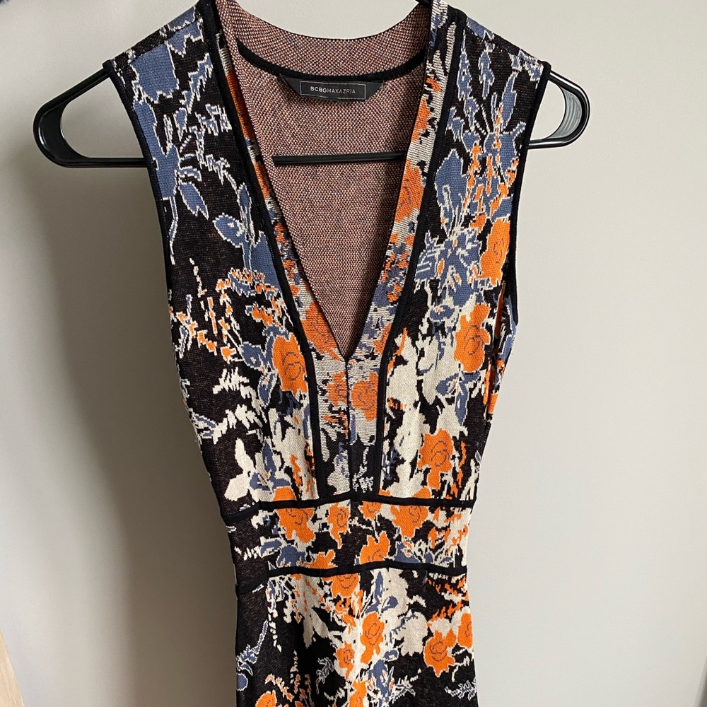 BCBG knit sleeveless dress
